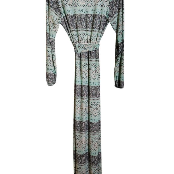 Espresso Dress, Size Medium, Turquoise/White/Black - Picture 2 of 2